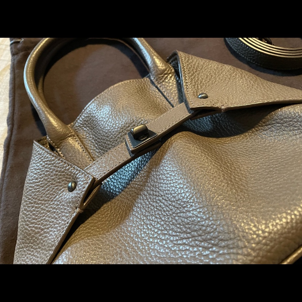 Akris Small Crossbody  Taupe